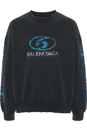 Balenciaga Gerafelde katoenen jersey sweater