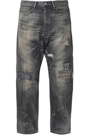 NEIGHBORHOOD Gerafelde jeans