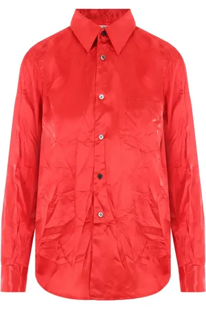 Comme des Garçons Overhemd met gekreukt