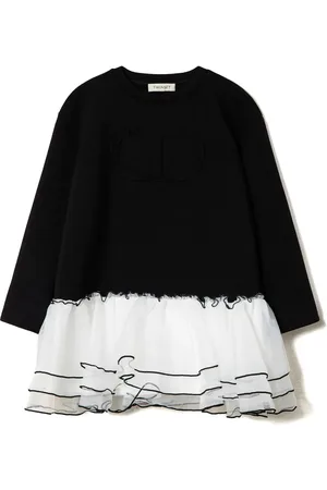 Twin-Set Jurk met organza ruches