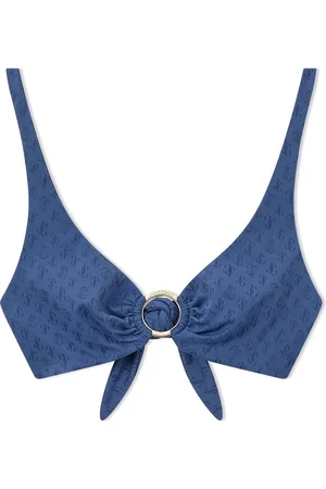 Jimmy Choo Sira bikinitop met logoprint