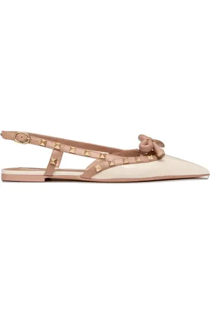 VALENTINO GARAVANI Rockstud slingback ballerina