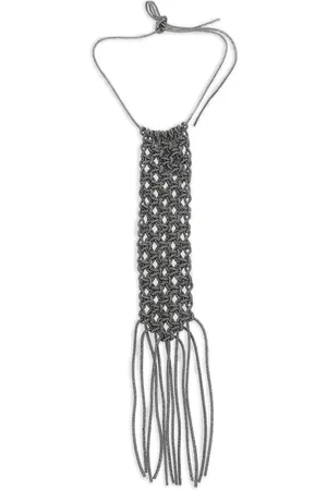 GENTRYPORTOFINO Halsketting met macramé detail