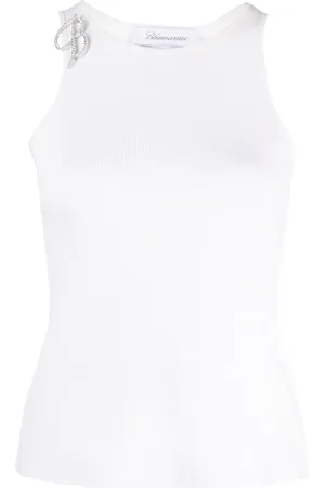 BLUMARINE Tanktop met broche