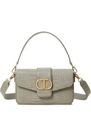 Twin-Set Amie leren schoudertas