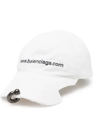 Balenciaga Bal.com pet met piercing aan de voorkant