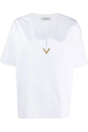 VALENTINO GARAVANI VGOLD blouse met split in de hals
