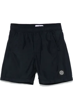 Stone Island Shorts met logopatch