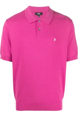 STUSSY Poloshirt met geborduurd logo