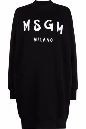 Msgm Sweaterjurk met logo