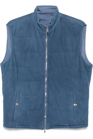 BARBA Leren gilet