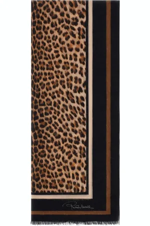 Roberto Cavalli Sjaal met luipaardprint