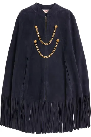 VALENTINO GARAVANI Suède cape met franje