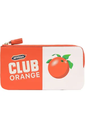 Anya Hindmarch Club Orange portemonnee
