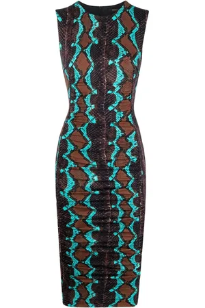 Roberto Cavalli Jurk met slangenprint