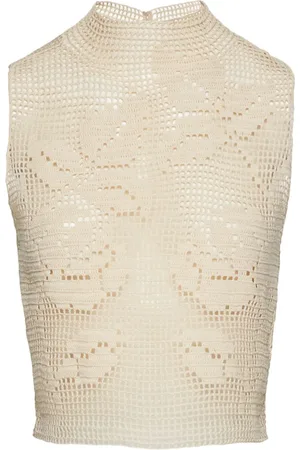 MAGDA BUTRYM Gehaakte tanktop met kant