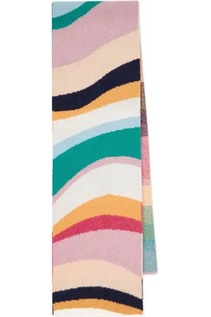 Paul Smith Gestreepte lamswollen sjaal