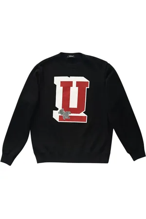UNDERCOVER Sweater met ronde hals en U