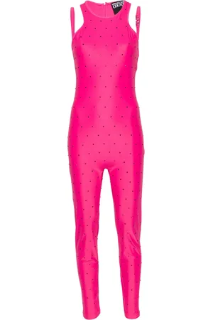 VERSACE Jumpsuit verfraaid met kristallen