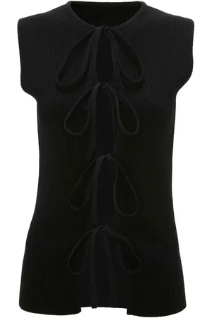 J.W.Anderson Geribbelde tanktop met vlinderstrik
