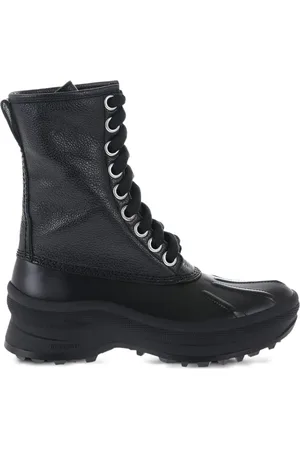 Jil Sander Leren combat boots