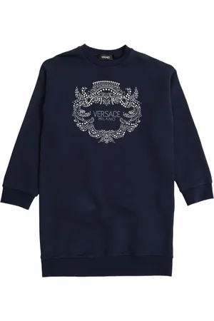 VERSACE Jurk met logo van studs