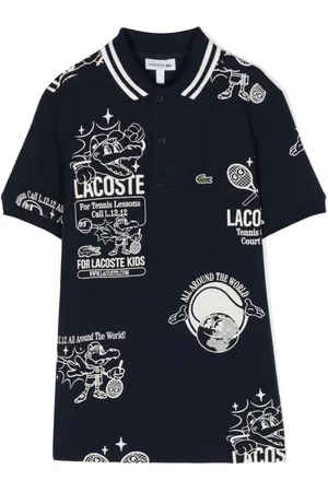 Lacoste Katoenen poloshirt met grafische print