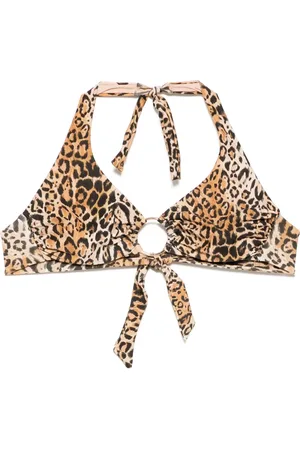 Melissa Odabash Brussels bikinitop met luipaardprint
