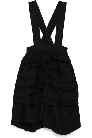 Comme des Garçons Jurk met gerafelde rand