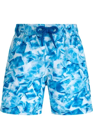 Vilebrequin Iced Turtles ultralichte zwembroek