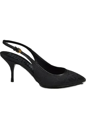 Moschino 80 mm slingback pumps