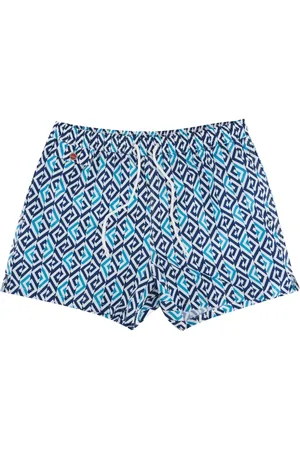 Kiton Zwembroek met geometrische print