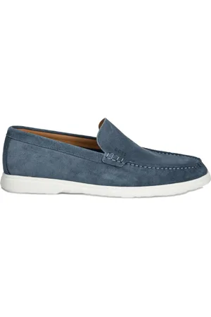 HUGO BOSS Suede contrasting