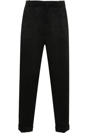 Balmain Cropped broek met slangenprint