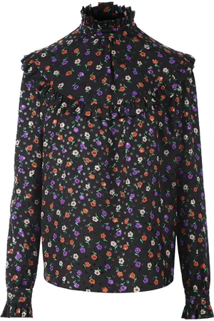 Saint Laurent Blouse met bloemenprint
