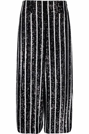 Balmain Broek met wijde pijpen