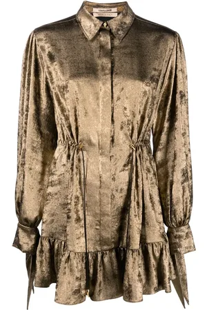 Roberto Cavalli Blousejurk met metallic