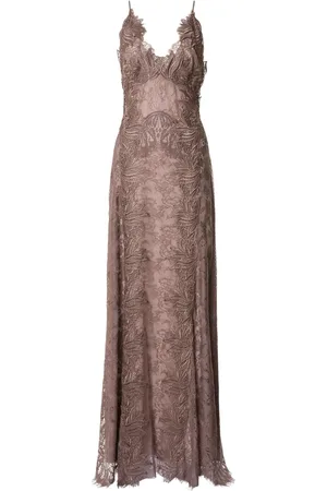 Alberta Ferretti Jurk met geborduurd kant