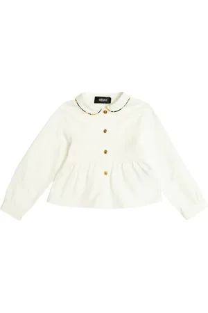 VERSACE Shirt met kanten afwerking