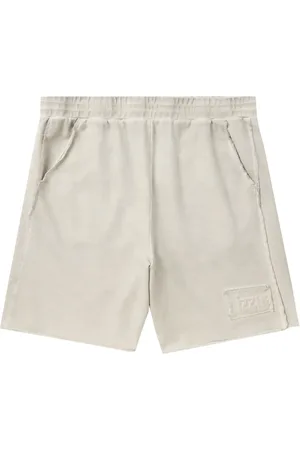 Izzue Katoenen shorts met koud geverfd effect