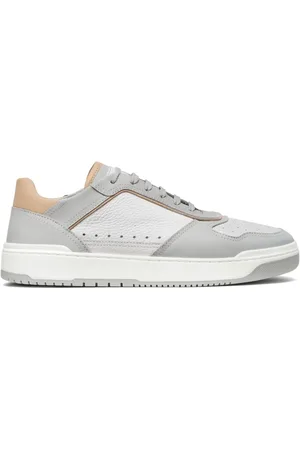 Brunello Cucinelli Leren sneakers met logopatch