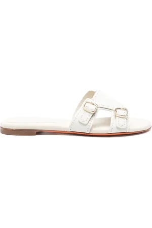 santoni Leren sandalen