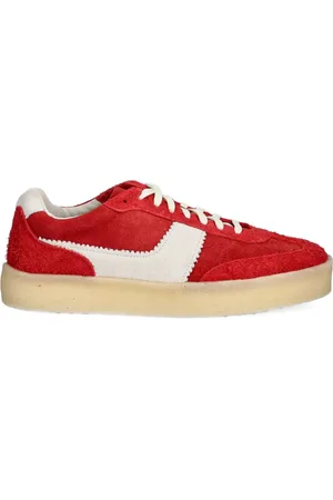 Clarks Retro suède sneakers met textuur