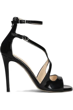 ANNA F. Leren sandalen