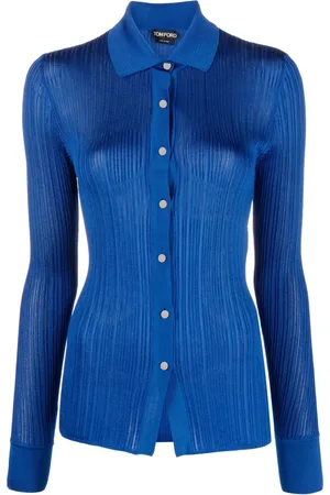 Tom Ford Ribgebreid vest