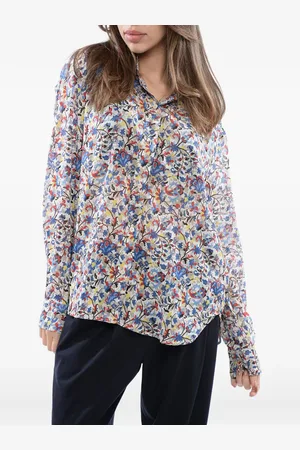Isabel Marant Blouse met bloemenprint en ruches