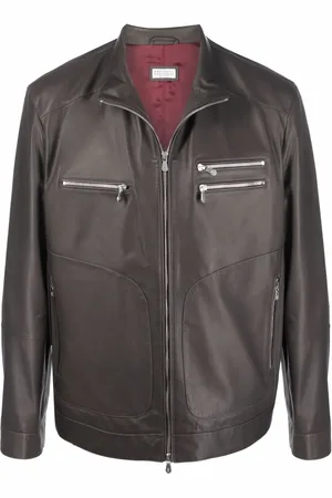 Brunello Cucinelli Leren jack