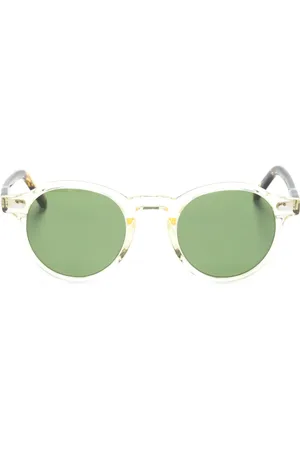 MOSCOT Zonnebril met schildpadschild design