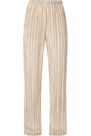 FORTE FORTE Gestreepte broek