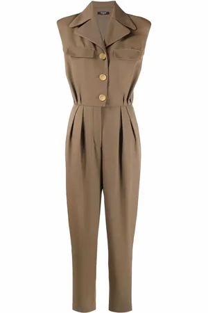 Balmain Mouwloze jumpsuit